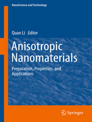 cover image of Anisotropic Nanomaterials